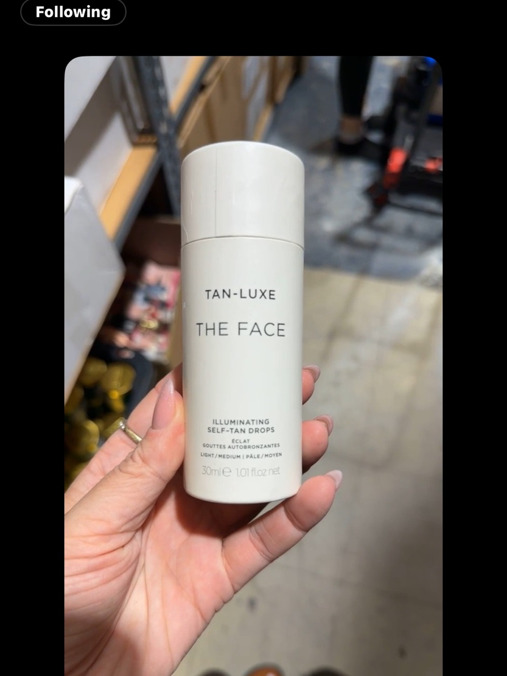 The Face Illuminating Self-Tan Drops —Brand New
